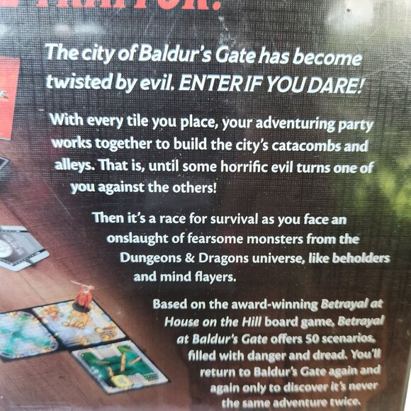 Avalon Hill Hasbro Betrayal at Baldur's Gate Modular Board Hidden Traitor Game - Picture 12 of 12